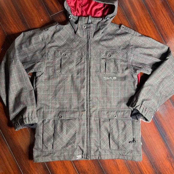 Quicksilver Men’s Y2K J Turn Snow Jacket 10,000mm Hooded Utility XL - Picture 1 of 14
